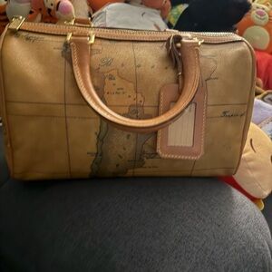 Vintage Map Alviero Martini Bag